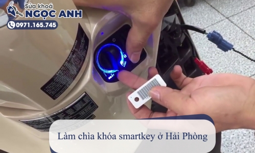 Làm chìa khóa smartkey ở Hải Phòng